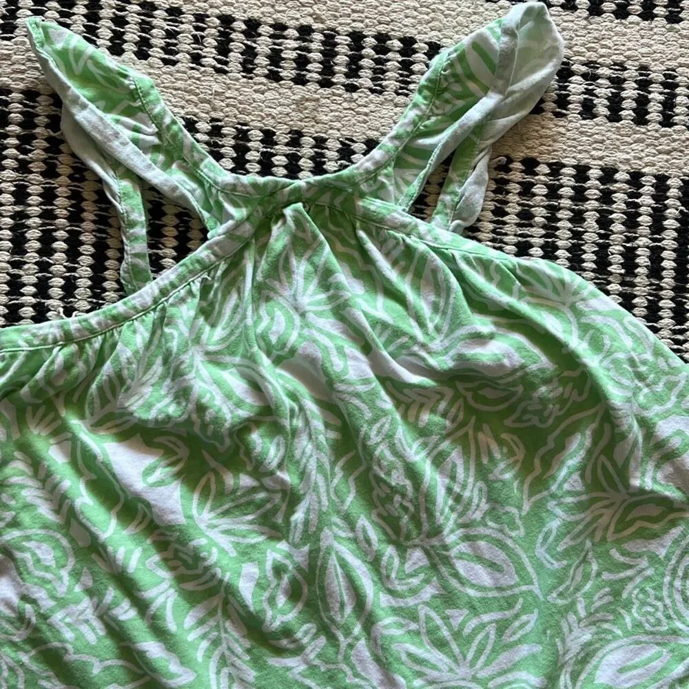 Carters size 8 Green & white girls blouse